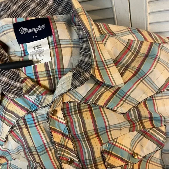 Wrangler Size XL Short Sleeve Vintage Like - Picture 6 of 7